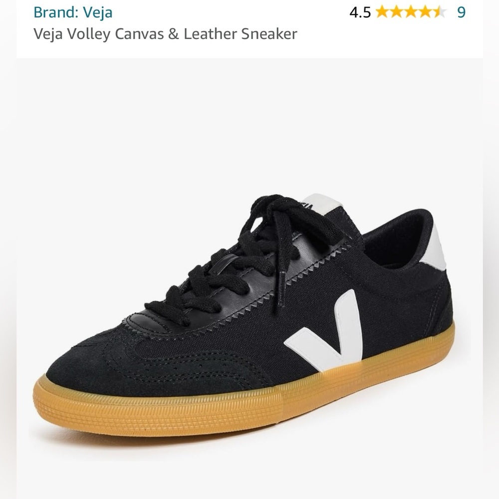Veja Volley Canvas & Leather Sneaker
